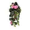 Artificial trailing geranium bush pink