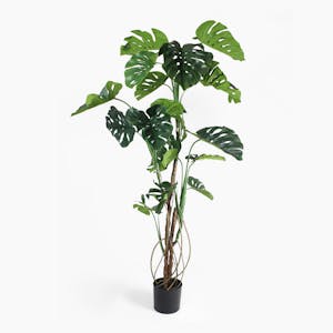 faux wild monstera tree