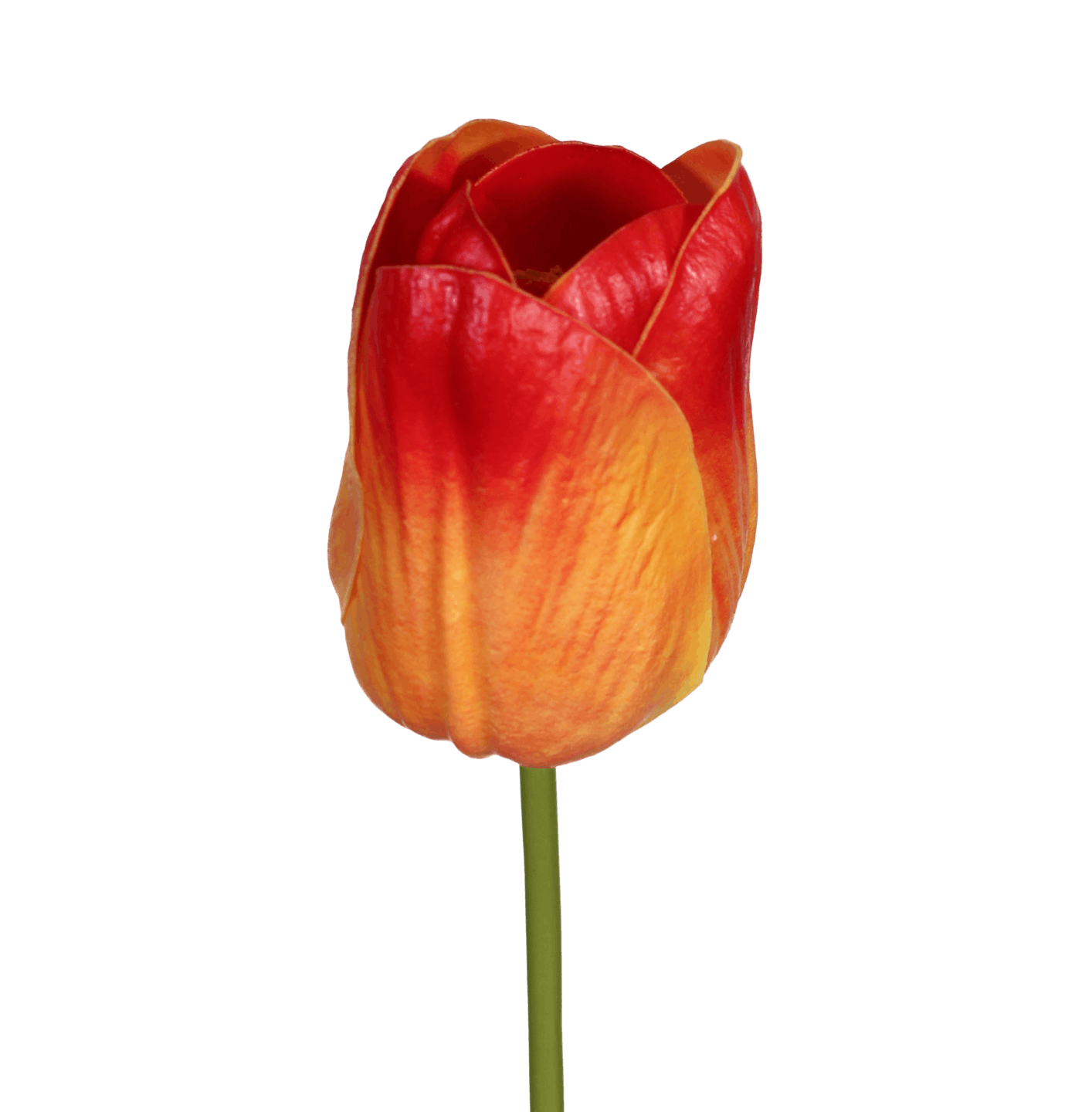 Artificial orange tulip flower