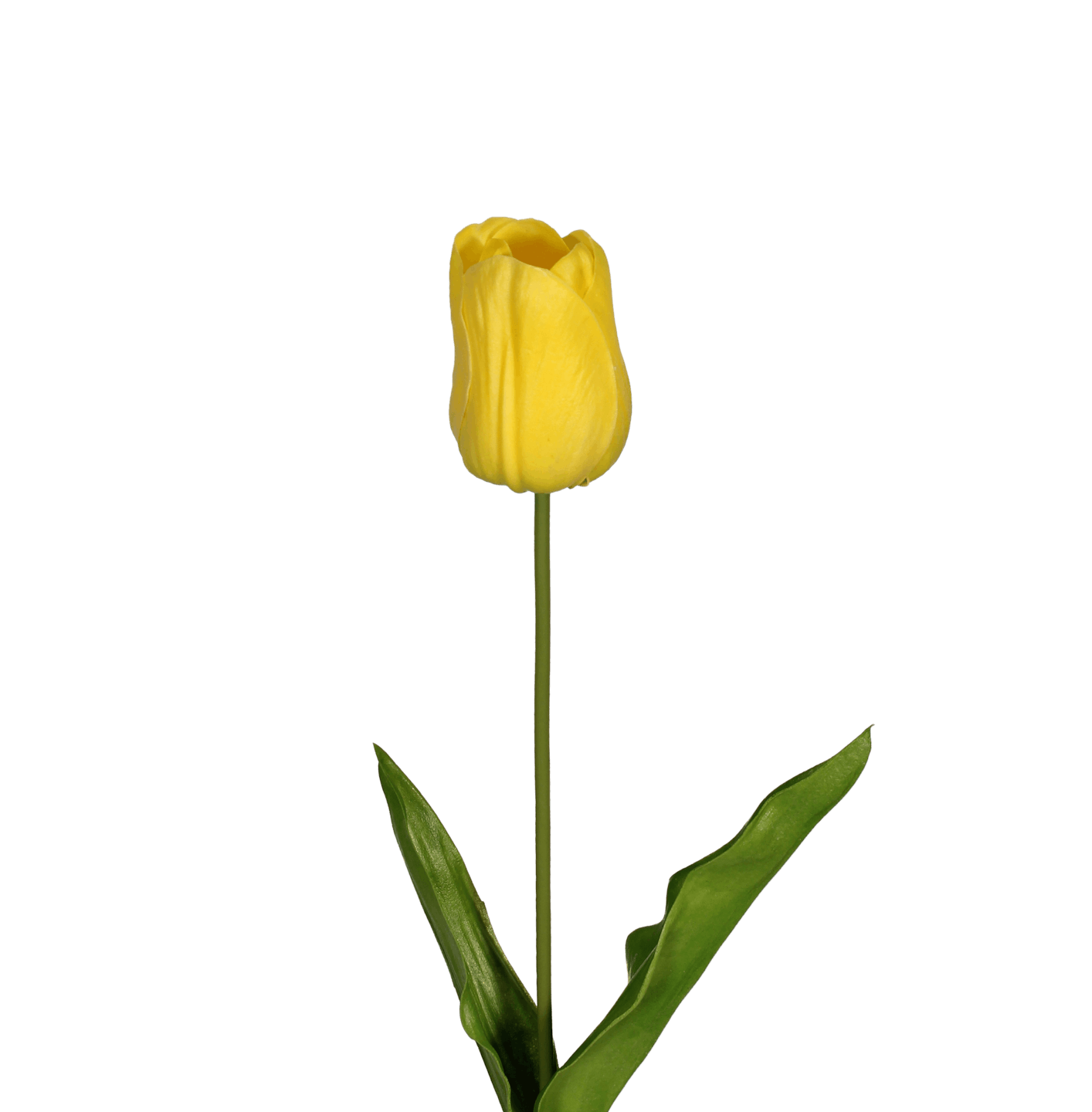 Artificial tulip stem yellow