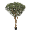 Umbrella artificial olive tree