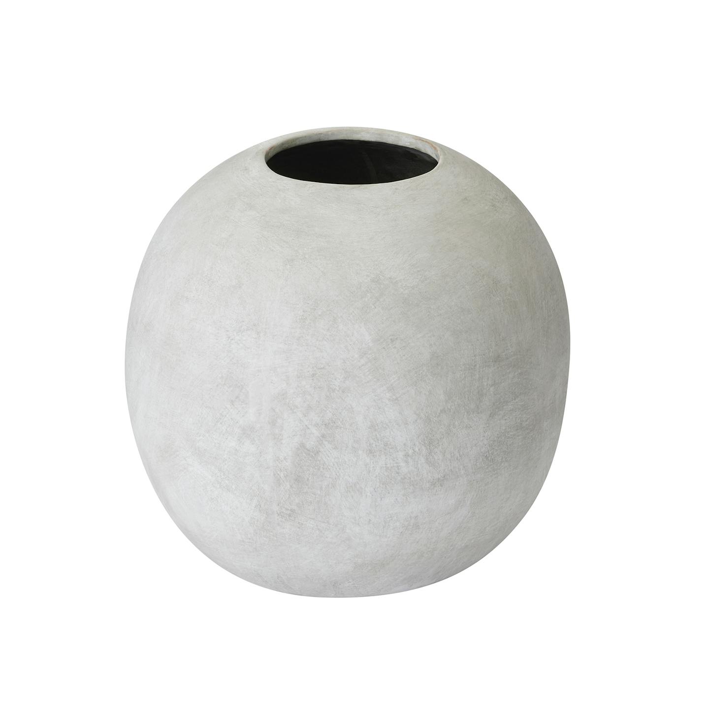 Globe ceramic vase