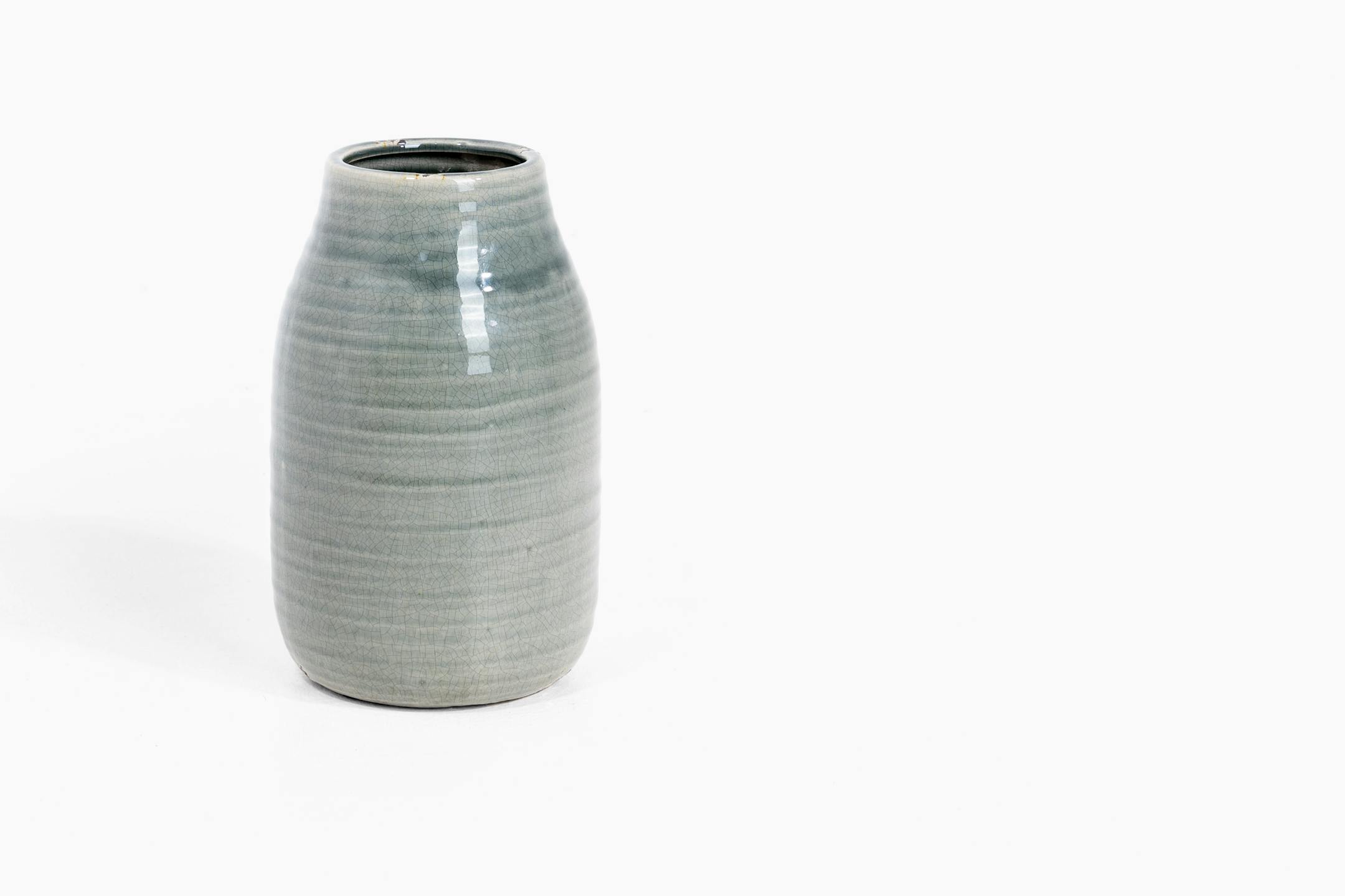 Grey stefanie vase