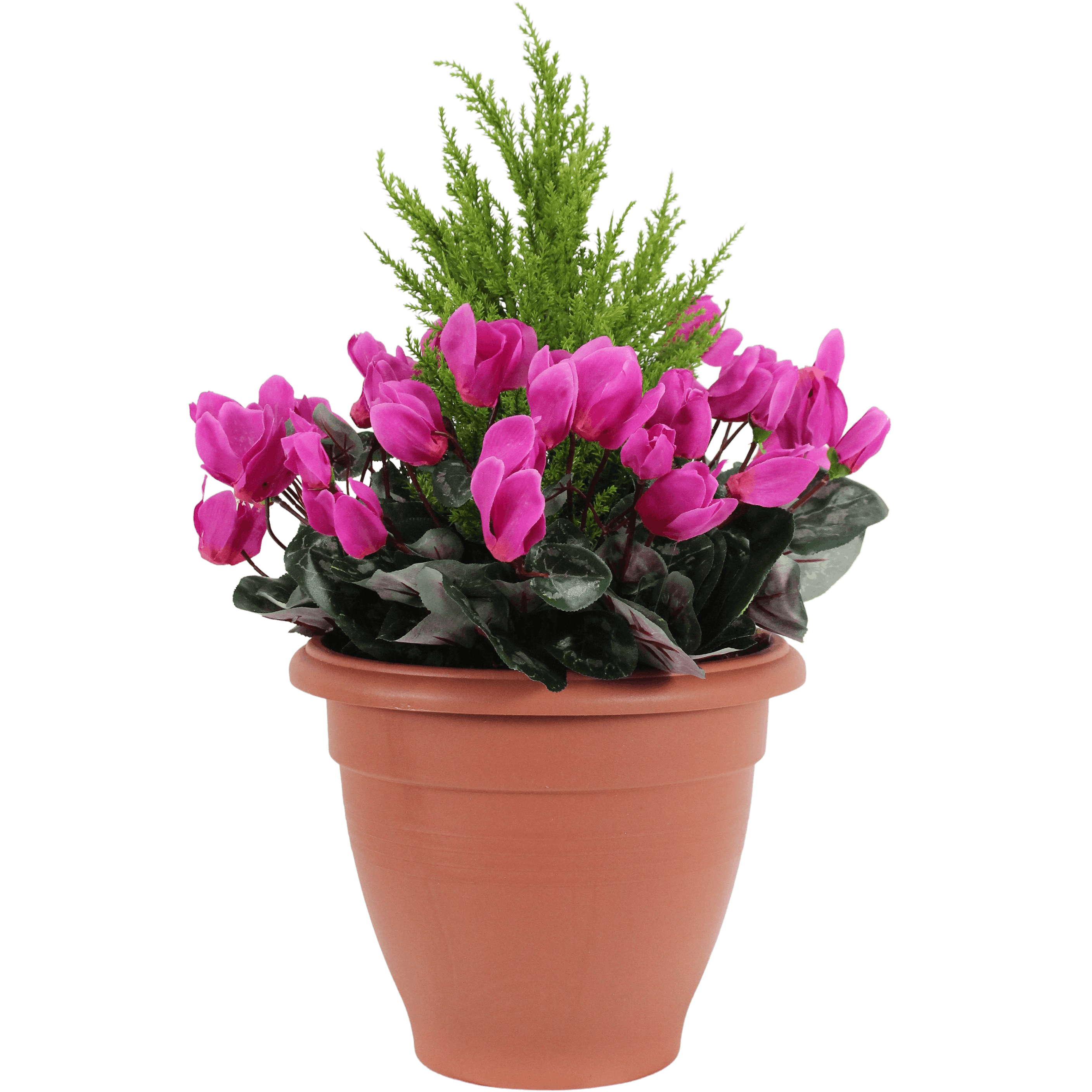 Artificial Winter Garden Patio Tub Blooming Artificial