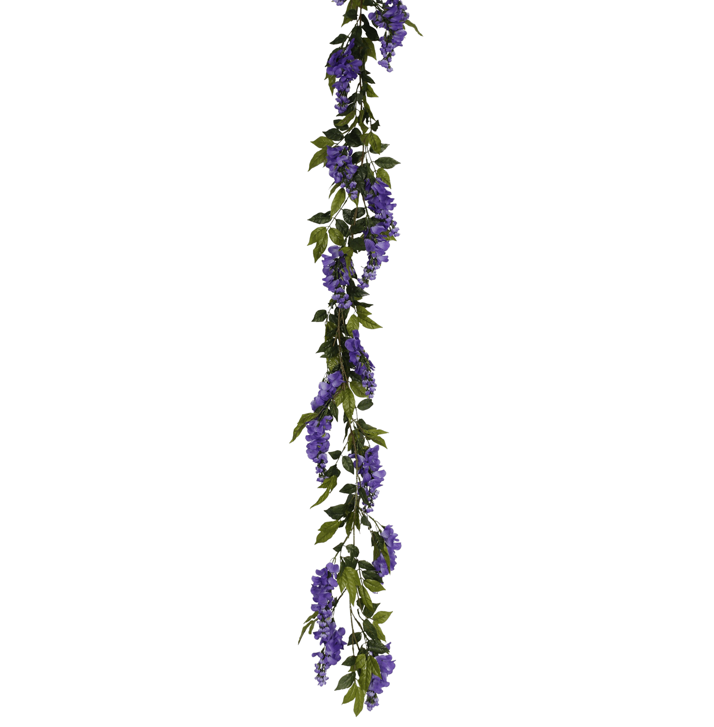 Artificial wisteria garland purple