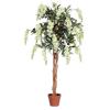 Artificial wisteria tree cream 120cm