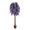 Artificial wisteria tree purple 180cm