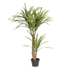 Artificial green yucca plant