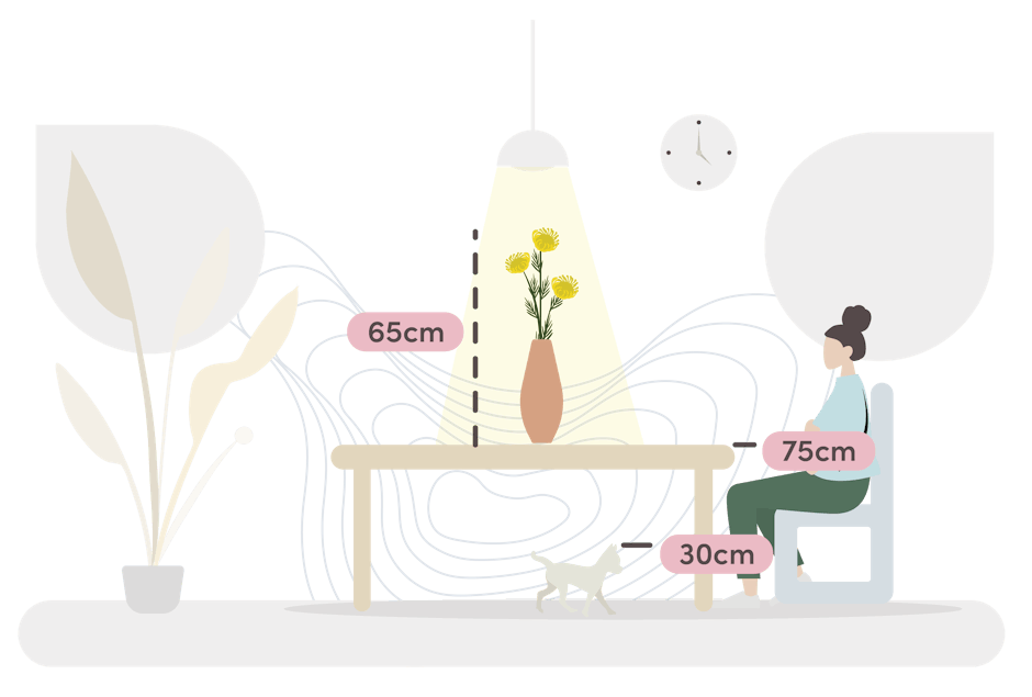 artificial pincushion stem size guide graphic